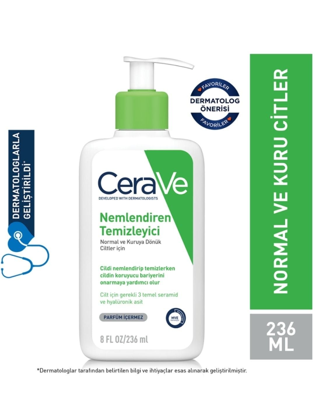 CeraVe Nemlendiren Temizleyici 473ml