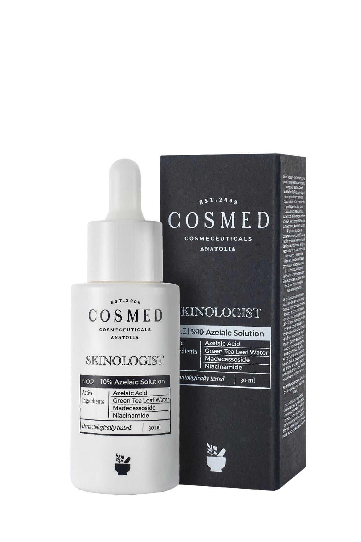 COSMED Skinologist %10 Azelaic Solution - Azelaik Asit Ve Yeşil Çay Içeren Leke Karşıtı Serum 30 Ml