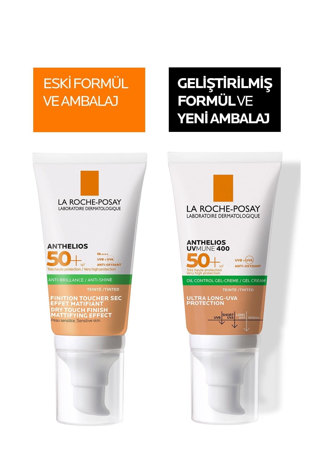 La Roche Posay Anthelios Spf 50 Yağlı Ciltler Için Renkli Yüksek Korumalı Yüz Güneş Kremi 50 ml