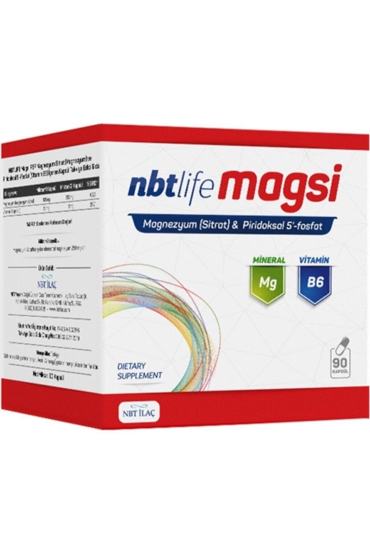 Nbt İlaç Nbt Lıfe Magsı Magnezyum Ve B6 Vıtamını