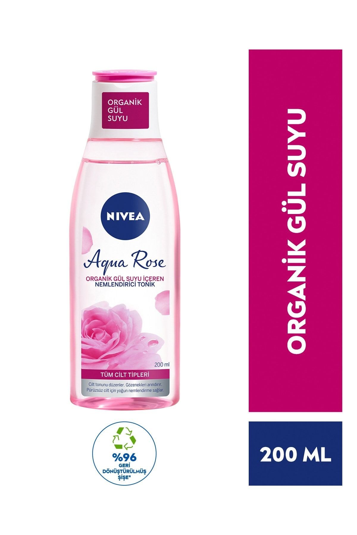 Nıvea Aqua Rose Organik Gül Suyu Içeren Tonik 200 Ml