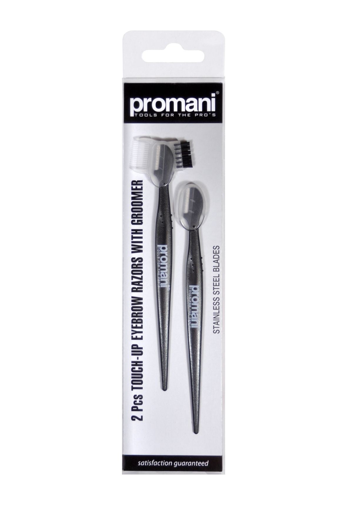 Promani Unisex Siyah Kaş Usturası 2'li