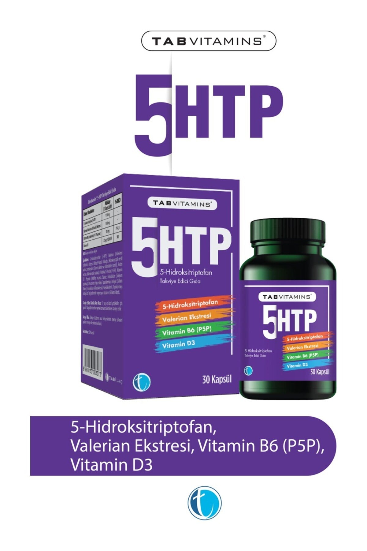 TabVitamins 5HTP 30 Kapsül