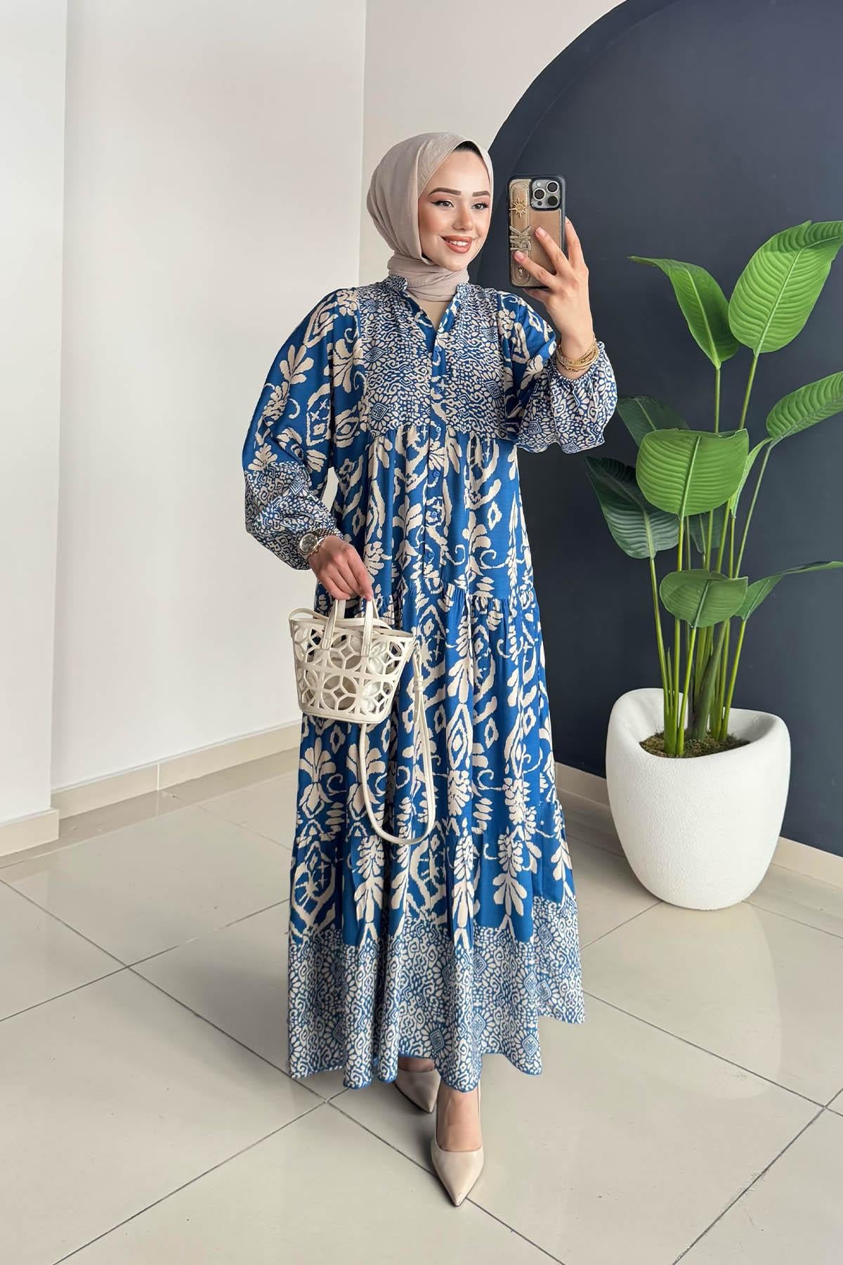 Desenli Elbise | Saks
