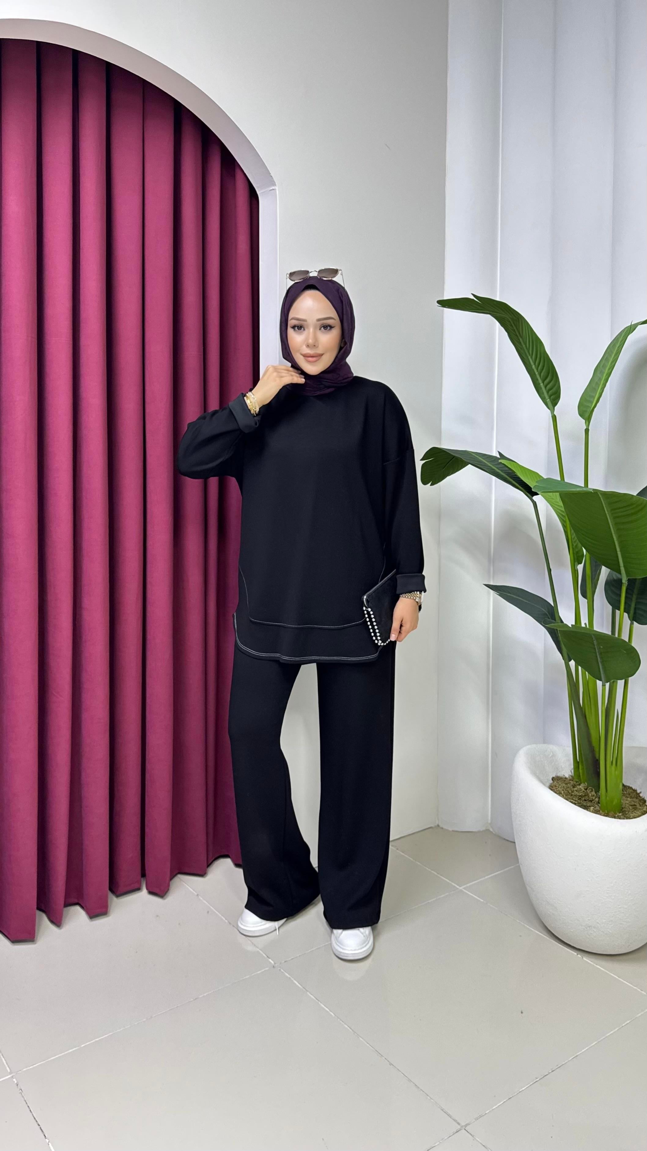 Oval Kesim Oysh. Takım | Siyah