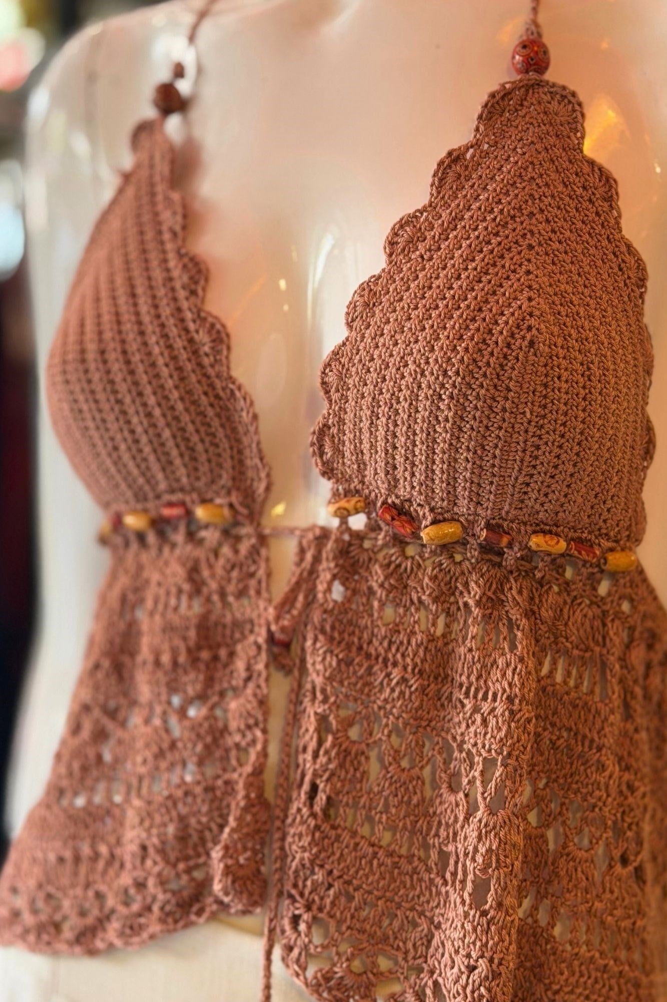 . - Hand Made Tasarım Bustiyer - Bakır Gül Kurusu 2