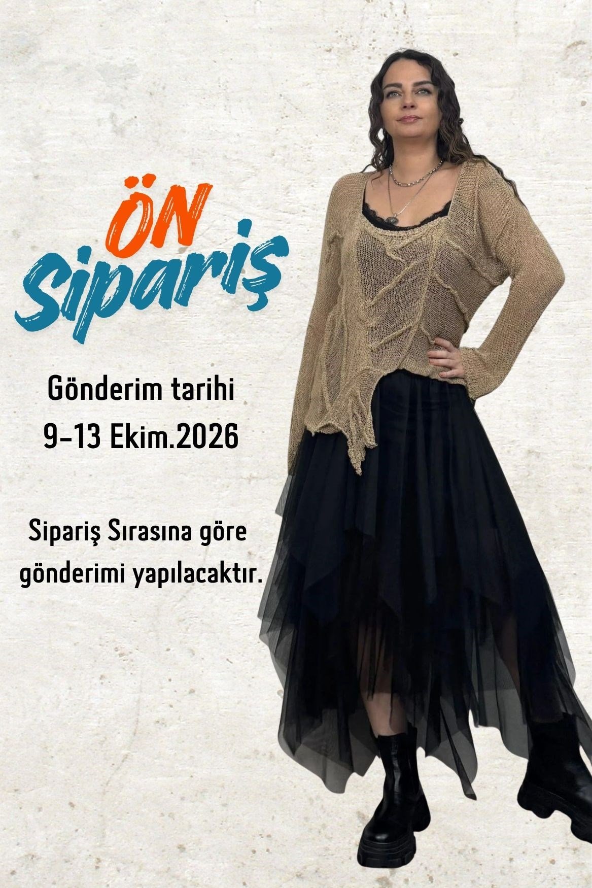 . - Pera Bluz ve Kat Kat Tül Etek Kombin - Camel Siyah