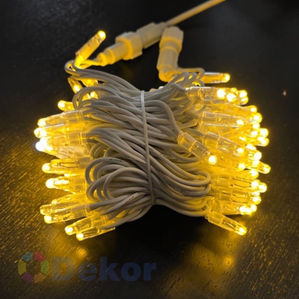 10 metre Eklenebilir İP Led Günışığı Beyaz Flaşlı Beyaz Kablo