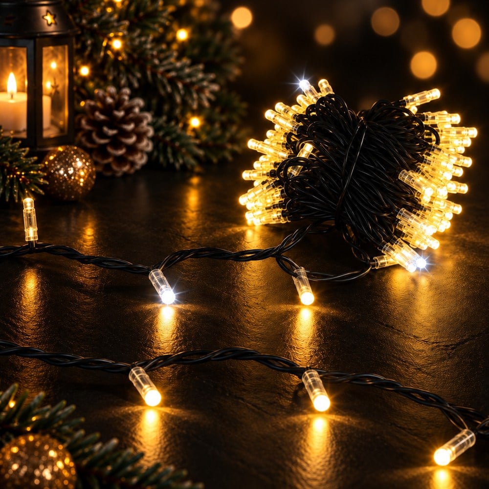 10 metre Eklenebilir İP Led Günışığı Beyaz Flaşlı Yeşil Kablo