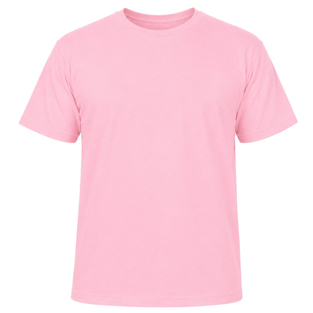 Pembe Kol Sıfır Yaka Tişört