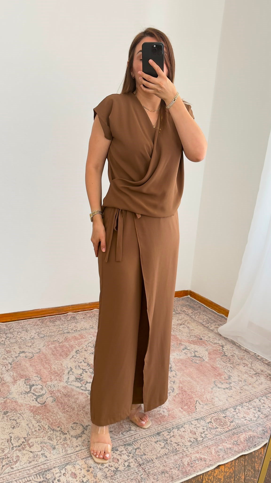 Bluz Pantolon Takım Yağ Yeşili