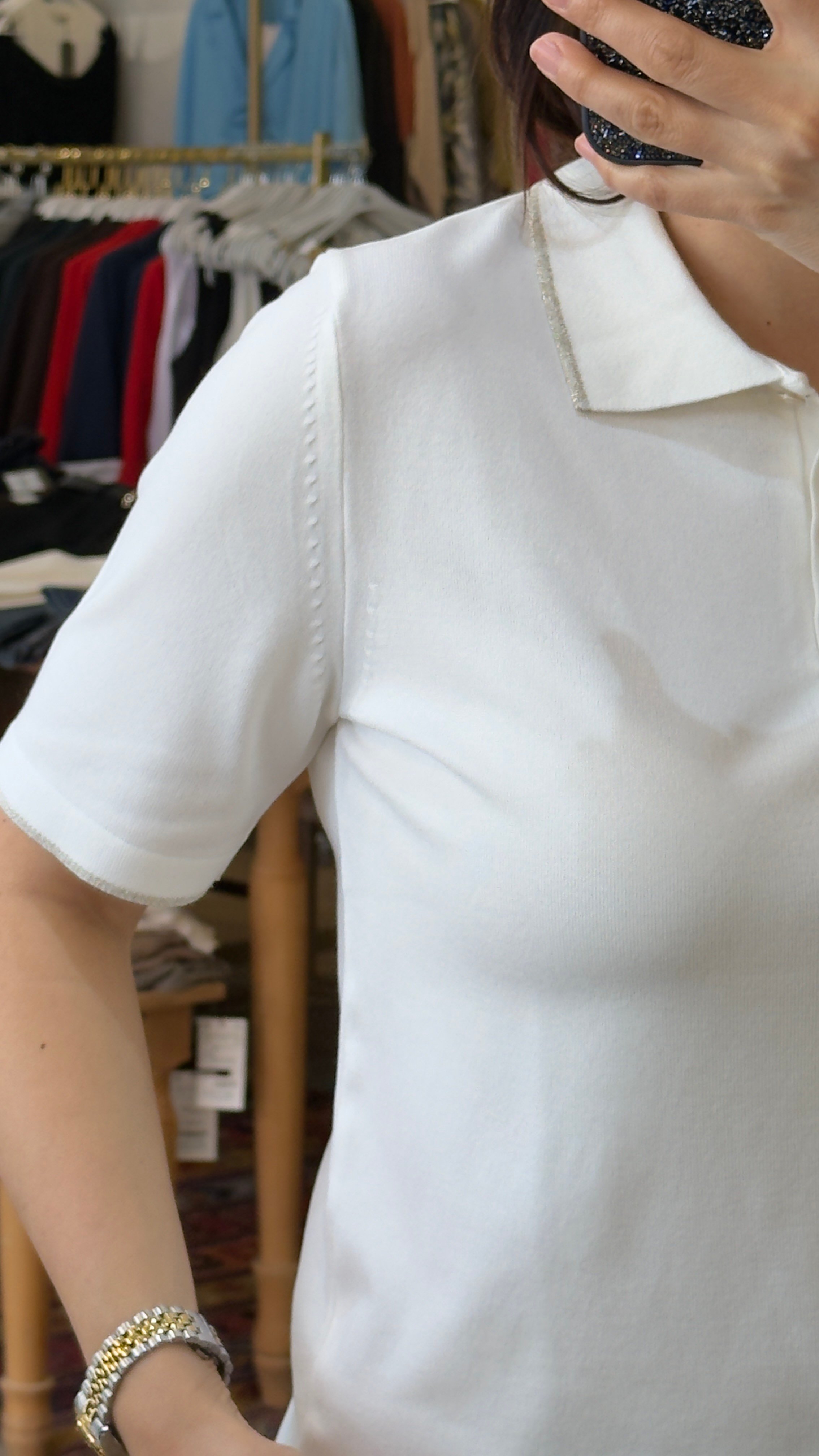 Polo Yaka Tişört Ekru · 5