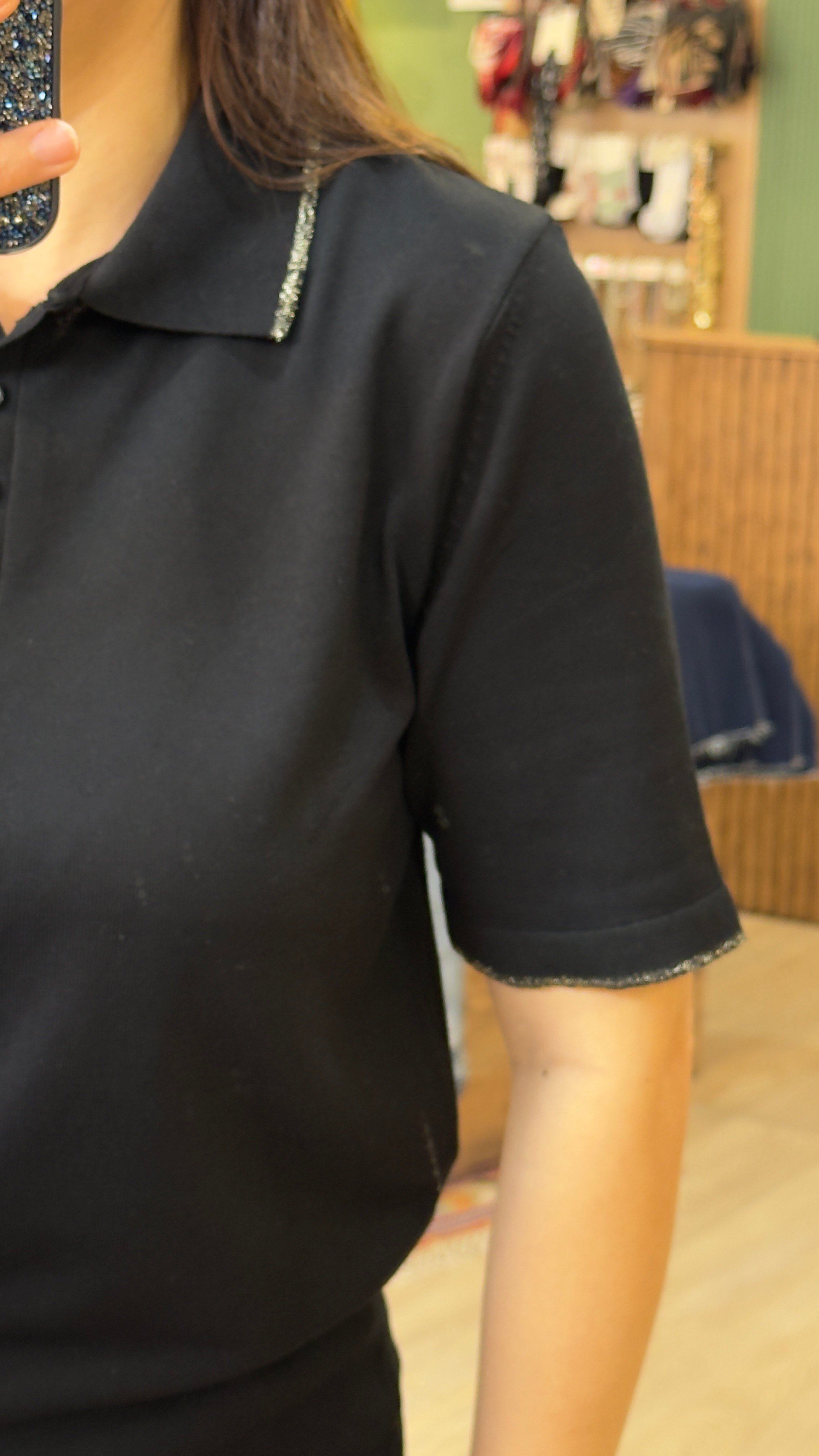 Polo Yaka Tişört Siyah · 5
