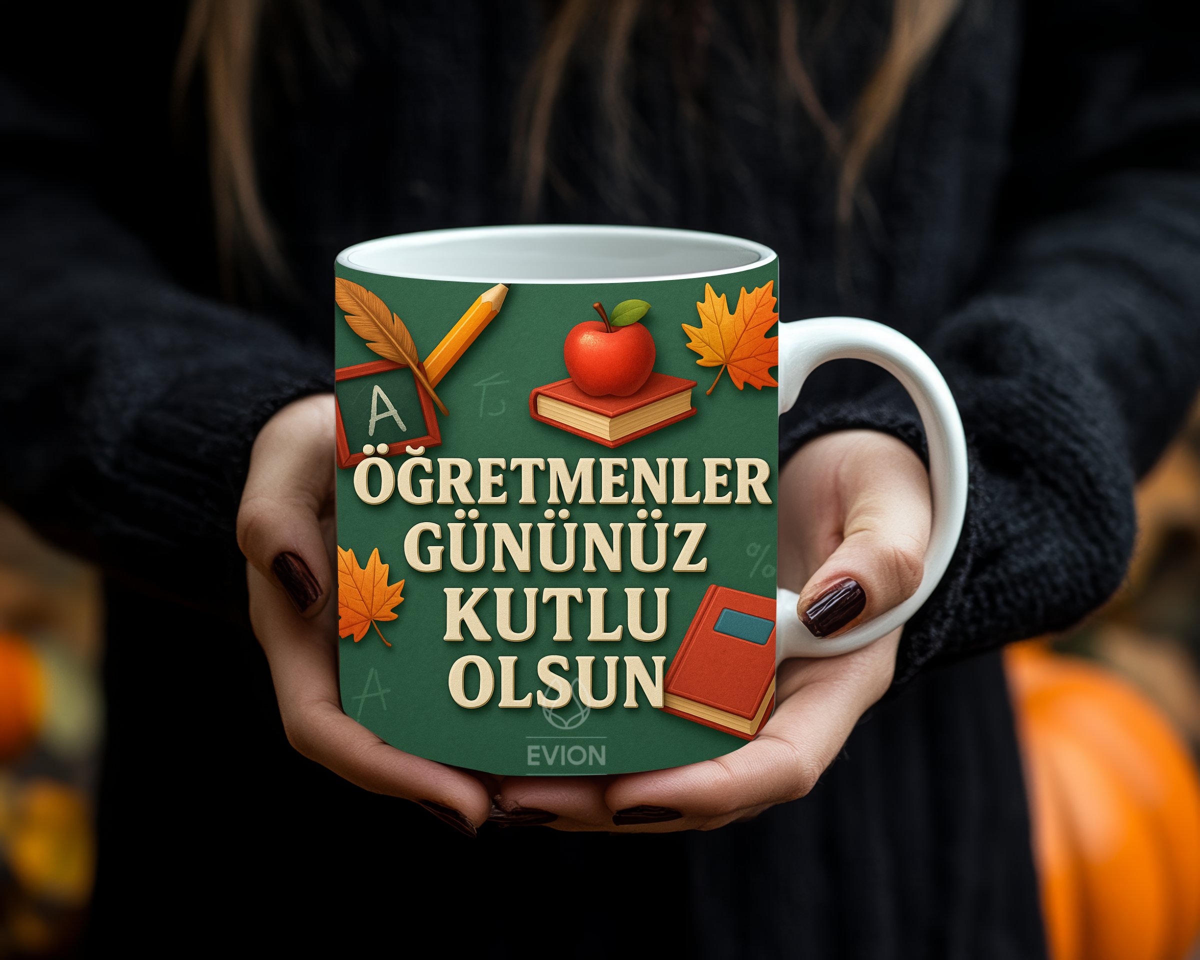 Öğretmenler Günü Hediyesi – 3D Özel Baskılı Porselen Kupa