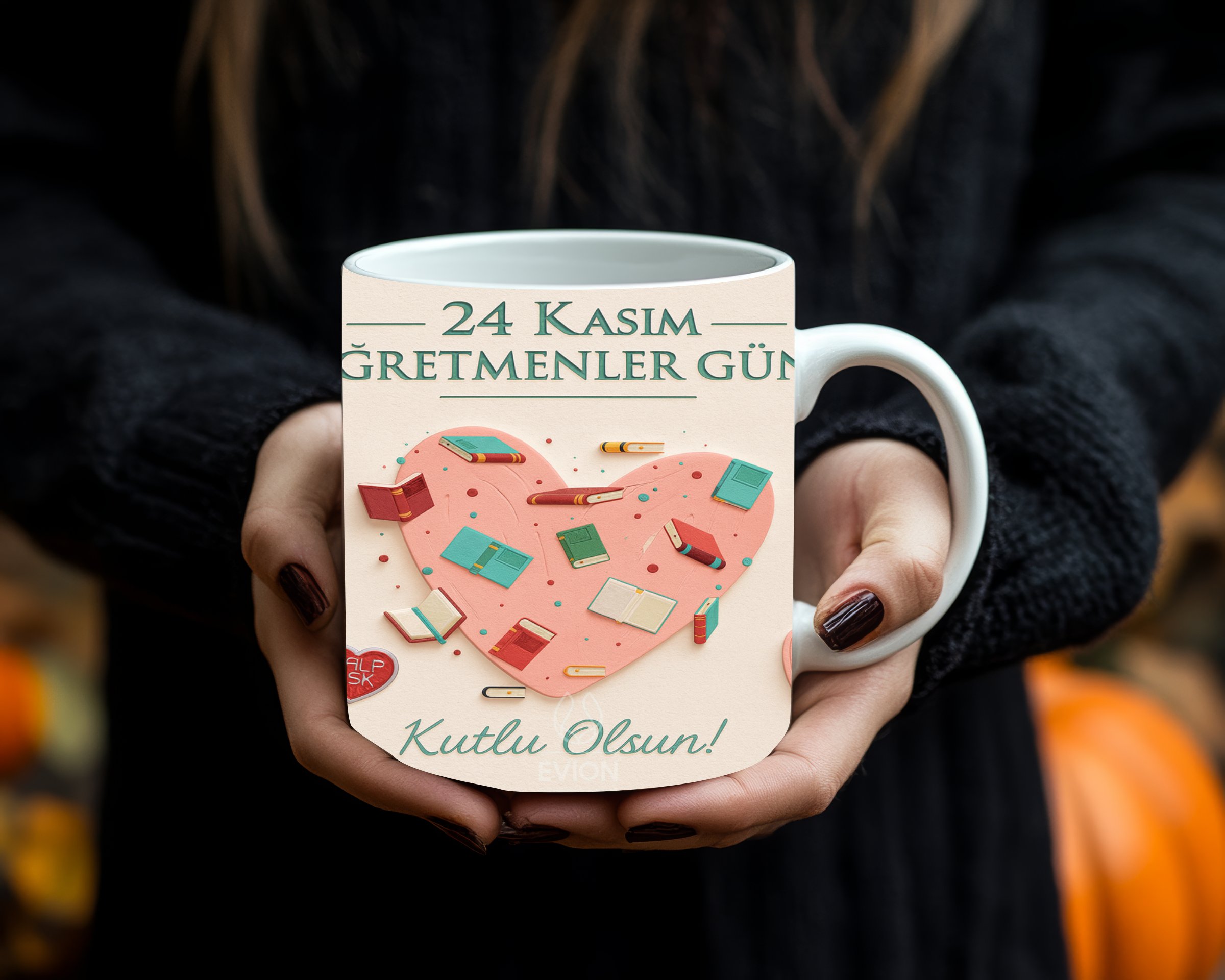 Öğretmenler Günü Hediyesi – 3D Özel Baskılı Porselen Kupa