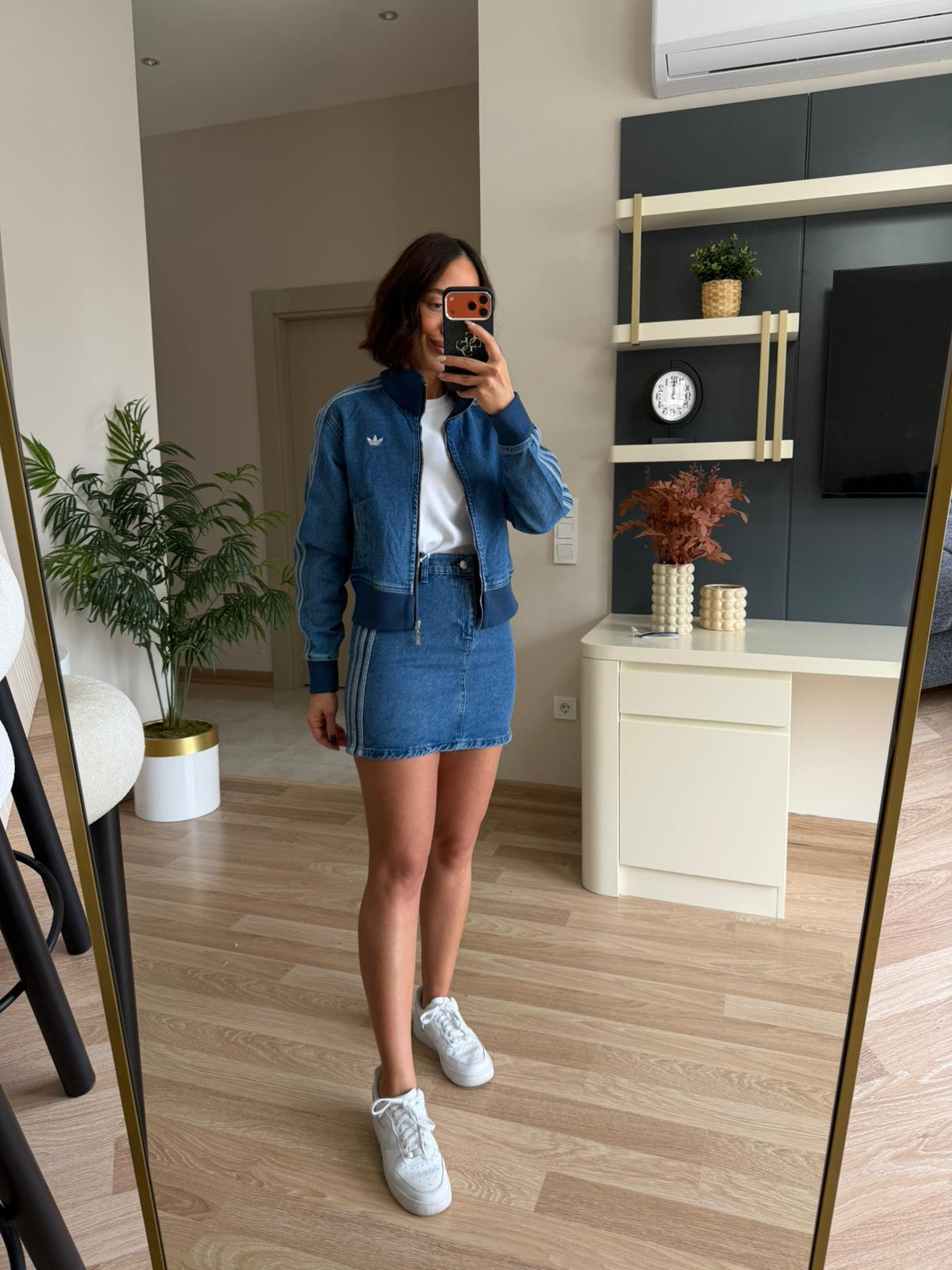 Marka Model Lacivert Ceket Etek Denim Takım ÖN SİPARİŞ