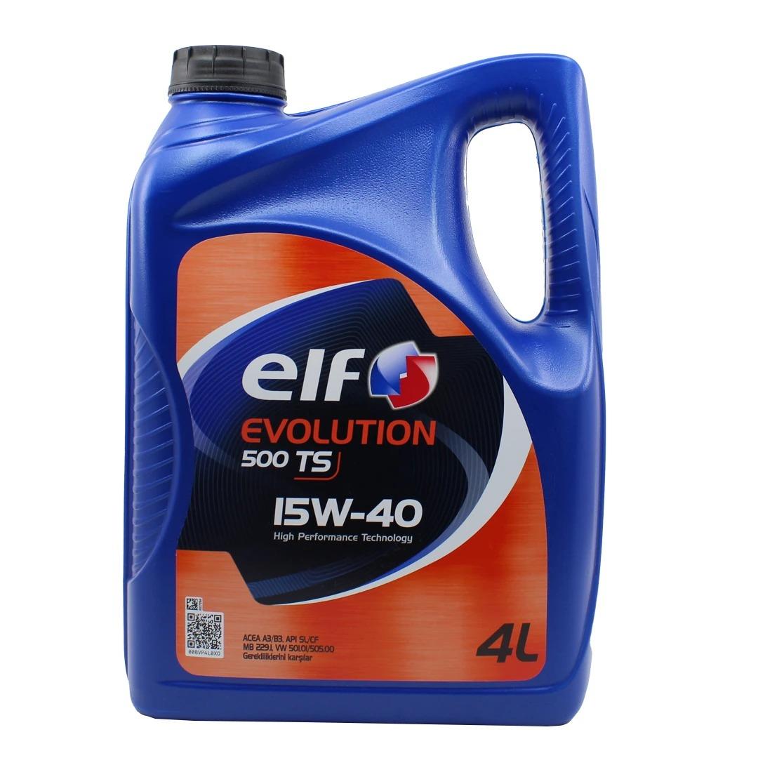 ELF EVOL. 500 TS 15W40 Motor Yağı 4 Litre