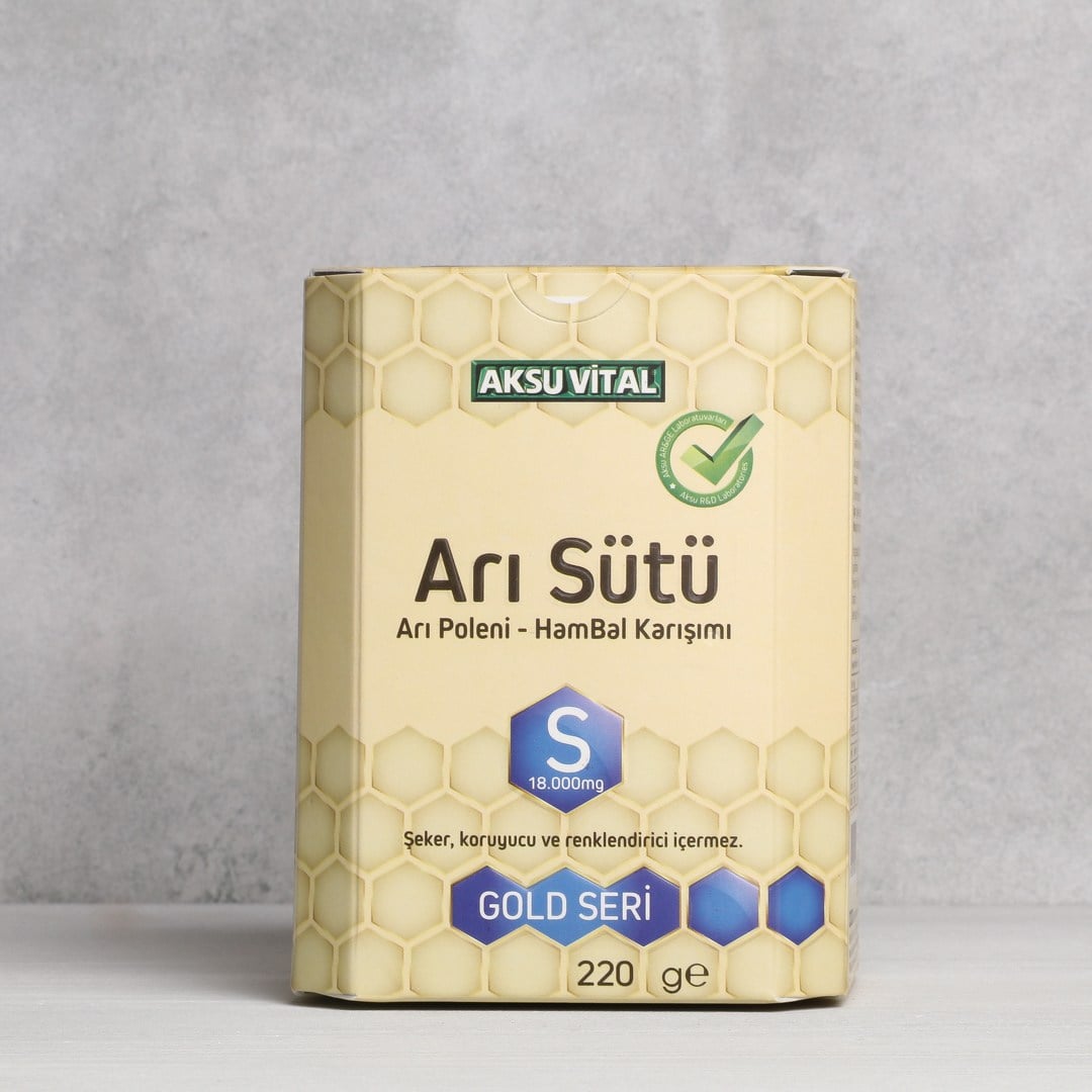 AKSUVİTAL ARI SÜTÜ-ARI POLENİ HAMBAL KARIŞIM S 220 G