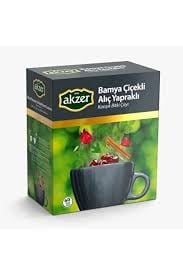 AKZEN BAMYA ÇİÇEKLİ ALIÇ YAPRAKLI KARIŞIK BİTKİ ÇAYI 60-LI