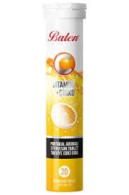 BALEN C VİTAMİNİ + ÇİNKO 20 TABLET