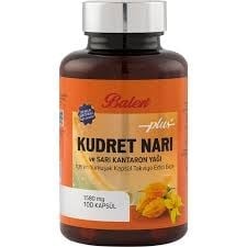 BALEN KUDRET NARI VE SARI KANTARON YAĞI İÇEREN TAKVİYE EDİCİ GIDA 100 KAPSÜL