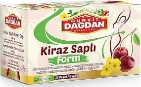 GÜNVİT DAĞDAN KİRAZ SAPLI FORM ÇAYI 20-Lİ (SALLAMA ÇAYI)