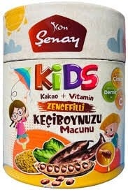 KON ŞENAY KİDS KEÇİBOYNUZLU ZENCEFİLLİ MACUN 240 G