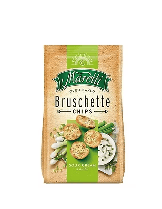 MARETTİ BRUSCHETTE BREAD CİPS SOUR CREAM ONION 70 G