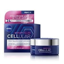NIVEA CELLULAR EXPERT FILLER YOĞUN YAŞLANMA KARŞITI GECE BAKIMI  50 ML