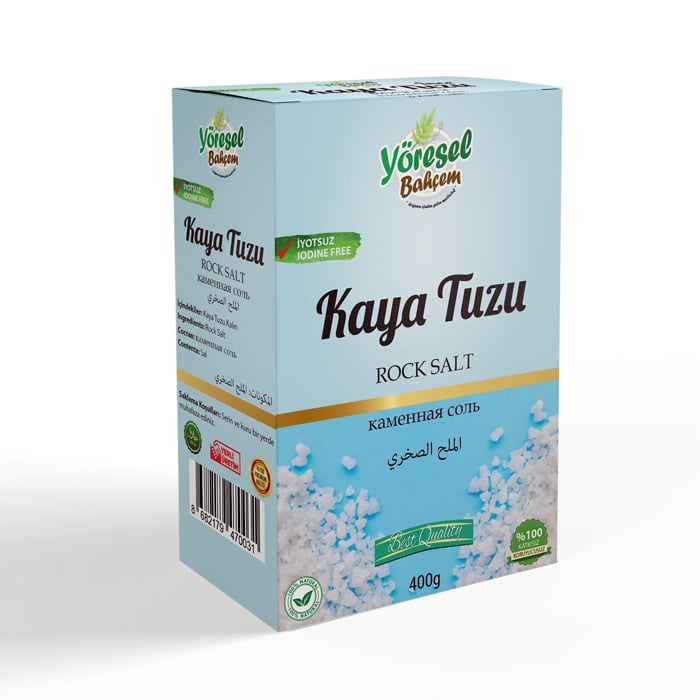 YÖRESEL BAHÇEM KAYA TUZU KALIN 400 G