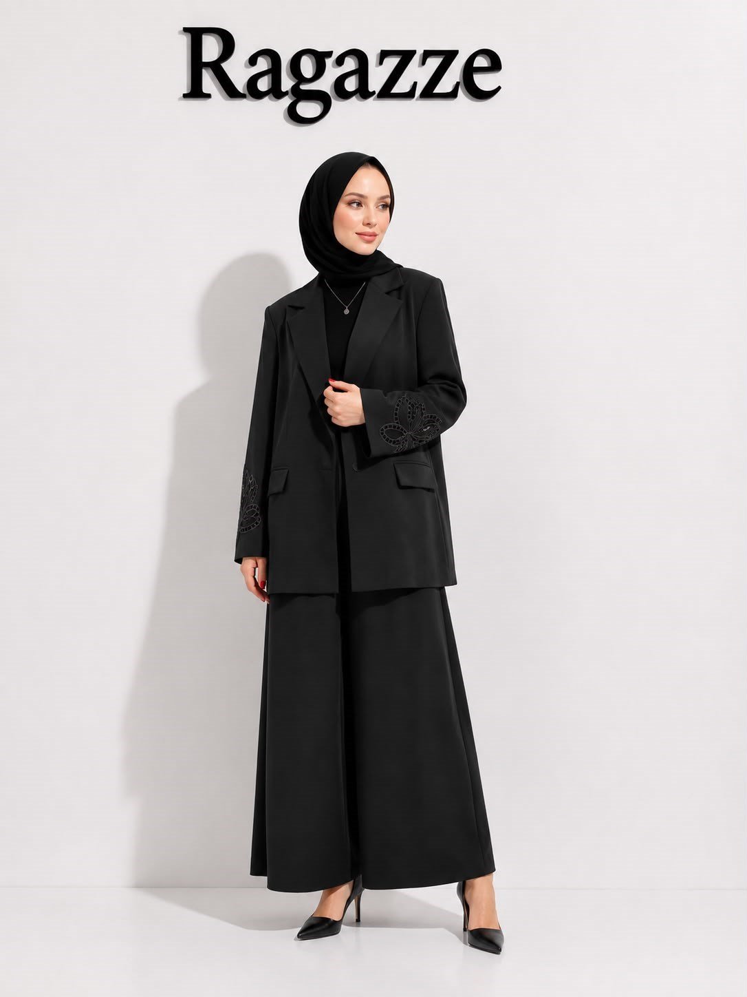 KAHMA LAZER KESİM BLAZER CEKET