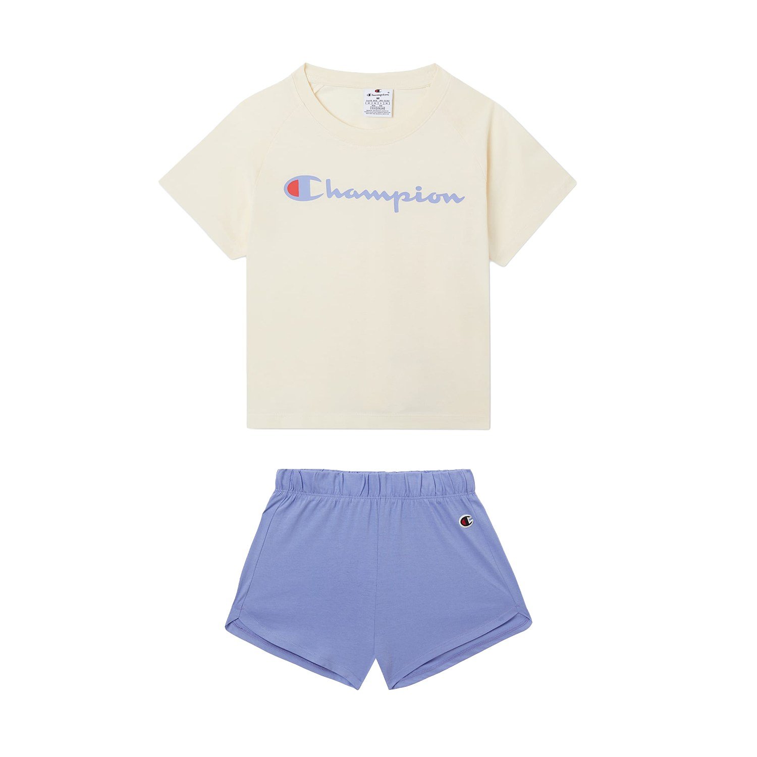 CHAMPION KIZ ÇOCUK ŞORT T-SHIRT TAKIM 405096-YS141