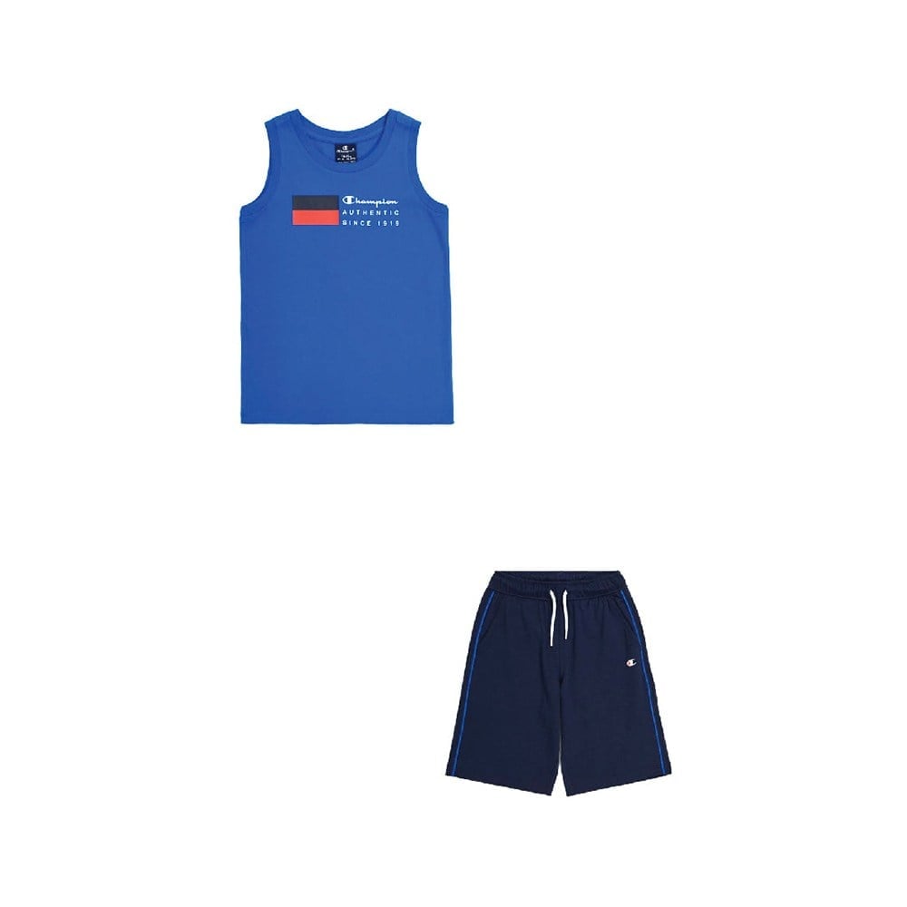 CHAMPION UNISEX ÇOCUK ŞORT T-SHIRT TAKIM 306702-BS023