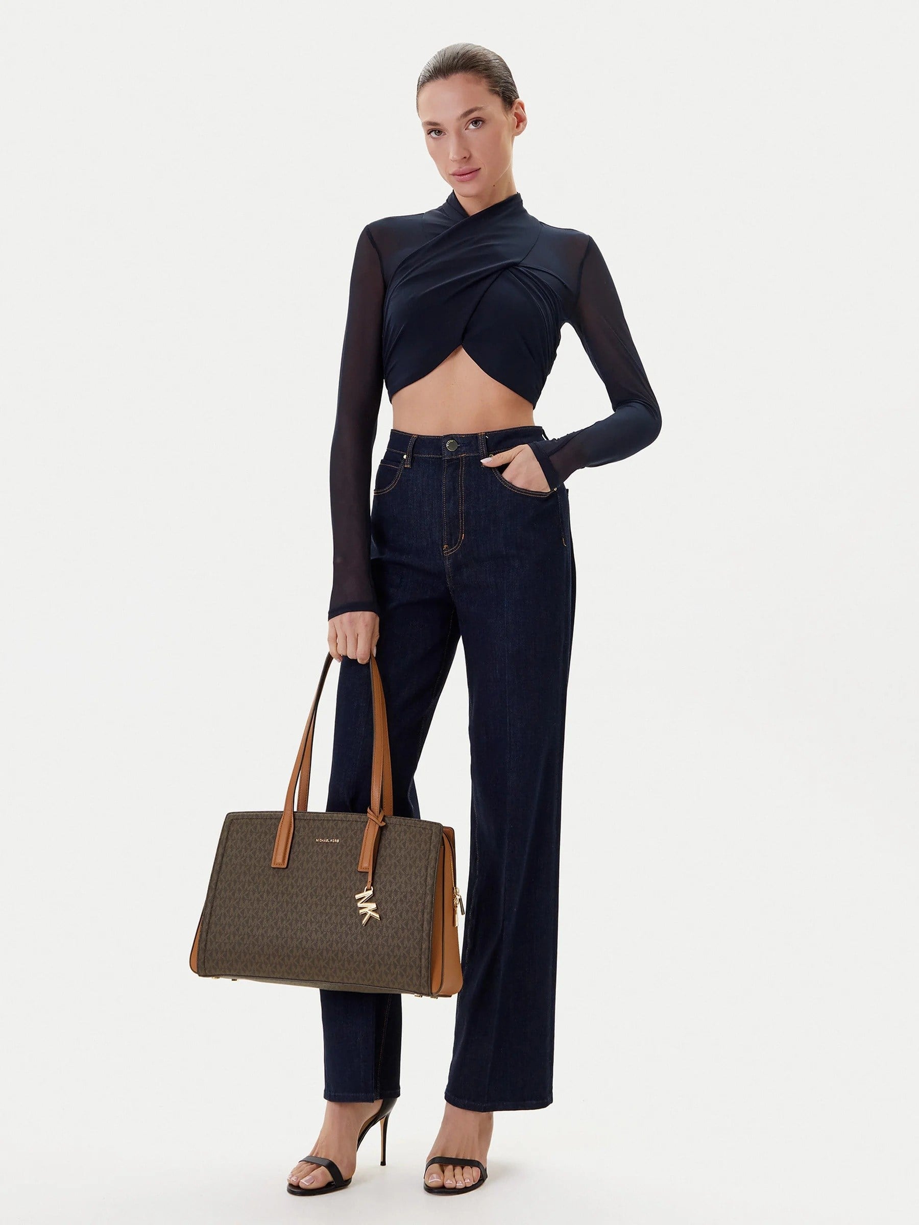 MICHAEL KORS KADIN OMUZ ÇANTASI 30S5G9IT2B-BRN