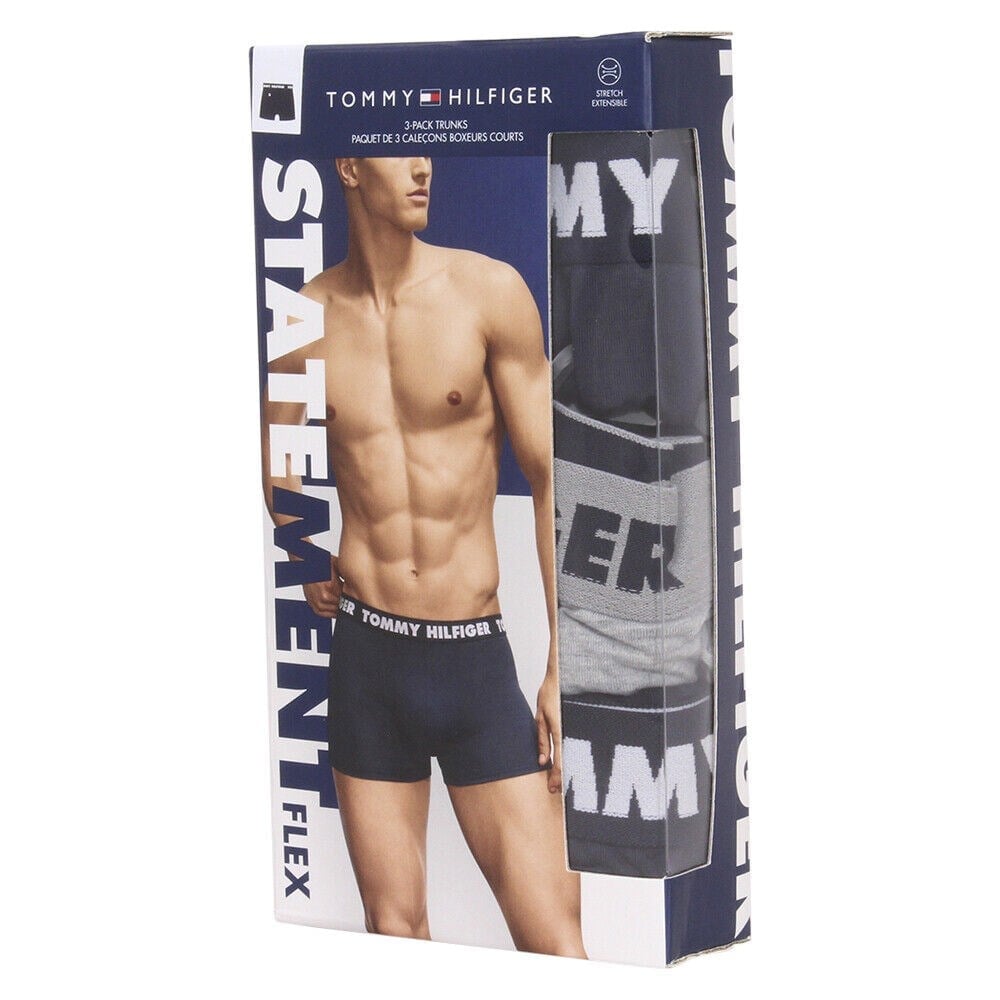 TOMMY HILFIGER STATEMENT FLEX ERKEK 3 LÜ BOXER 09T3798-410
