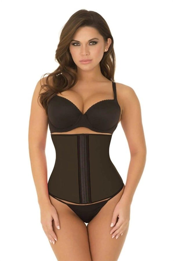 Arias Closet Kahverengi MI 9161 Terletici Agraflı Bel Korse