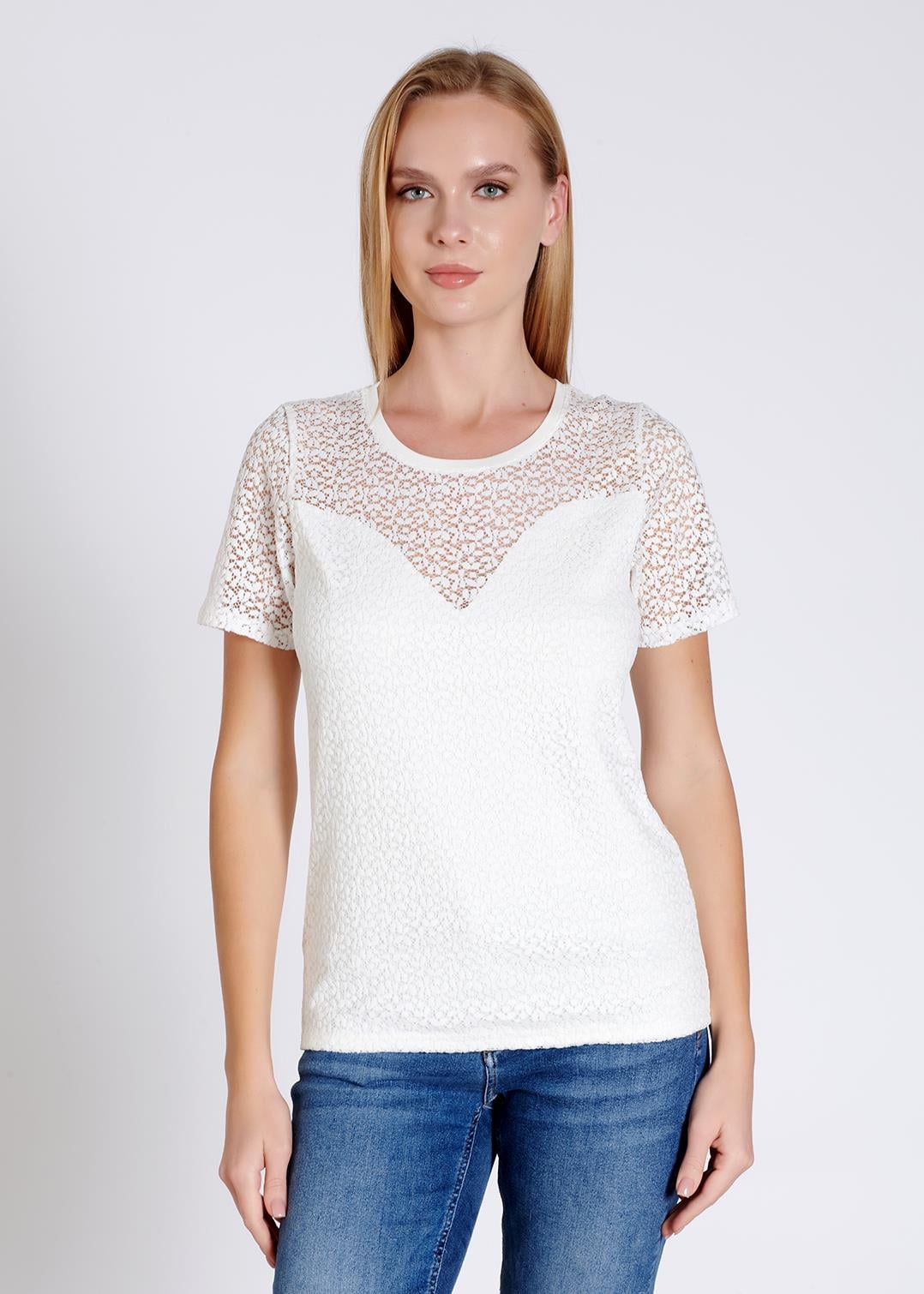 Tamamı Dantel Kadın T-shirt