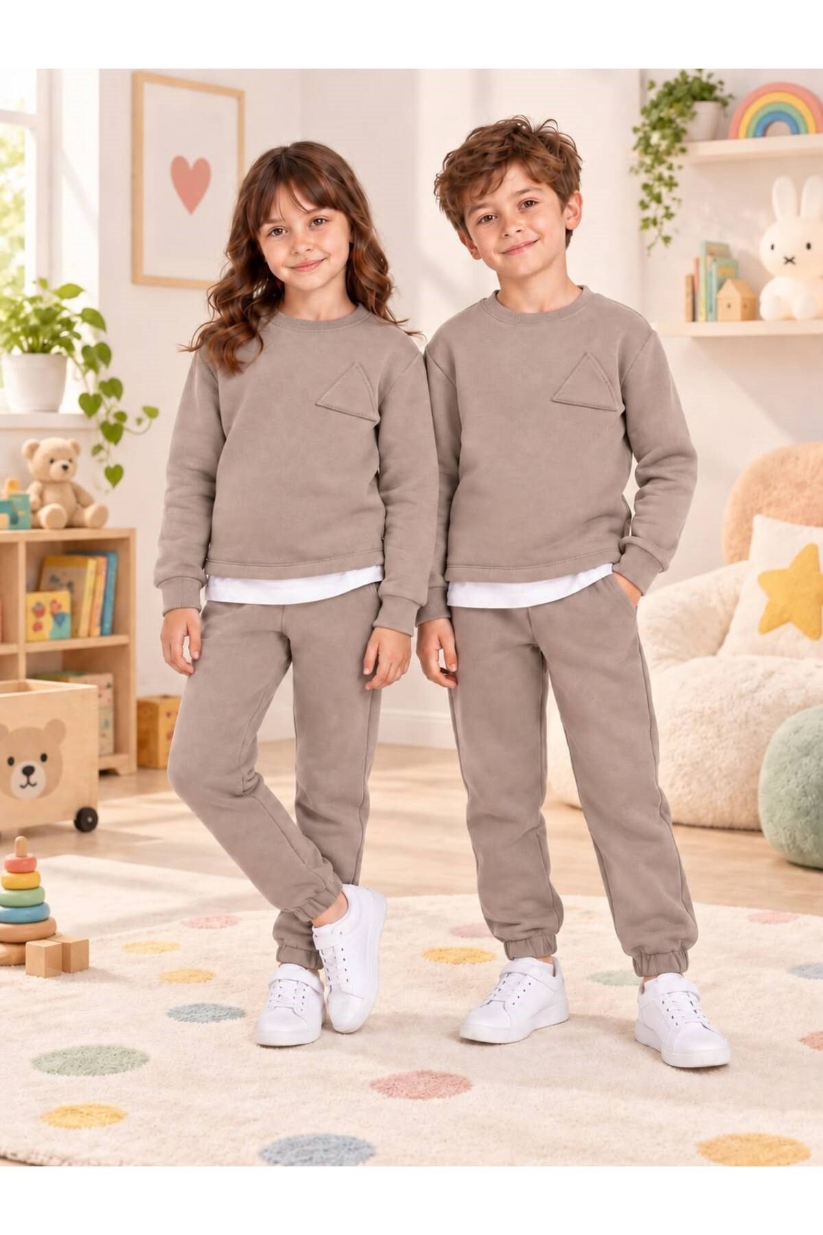 Bebek&çocuk Sweatshirt Eşofman Takım