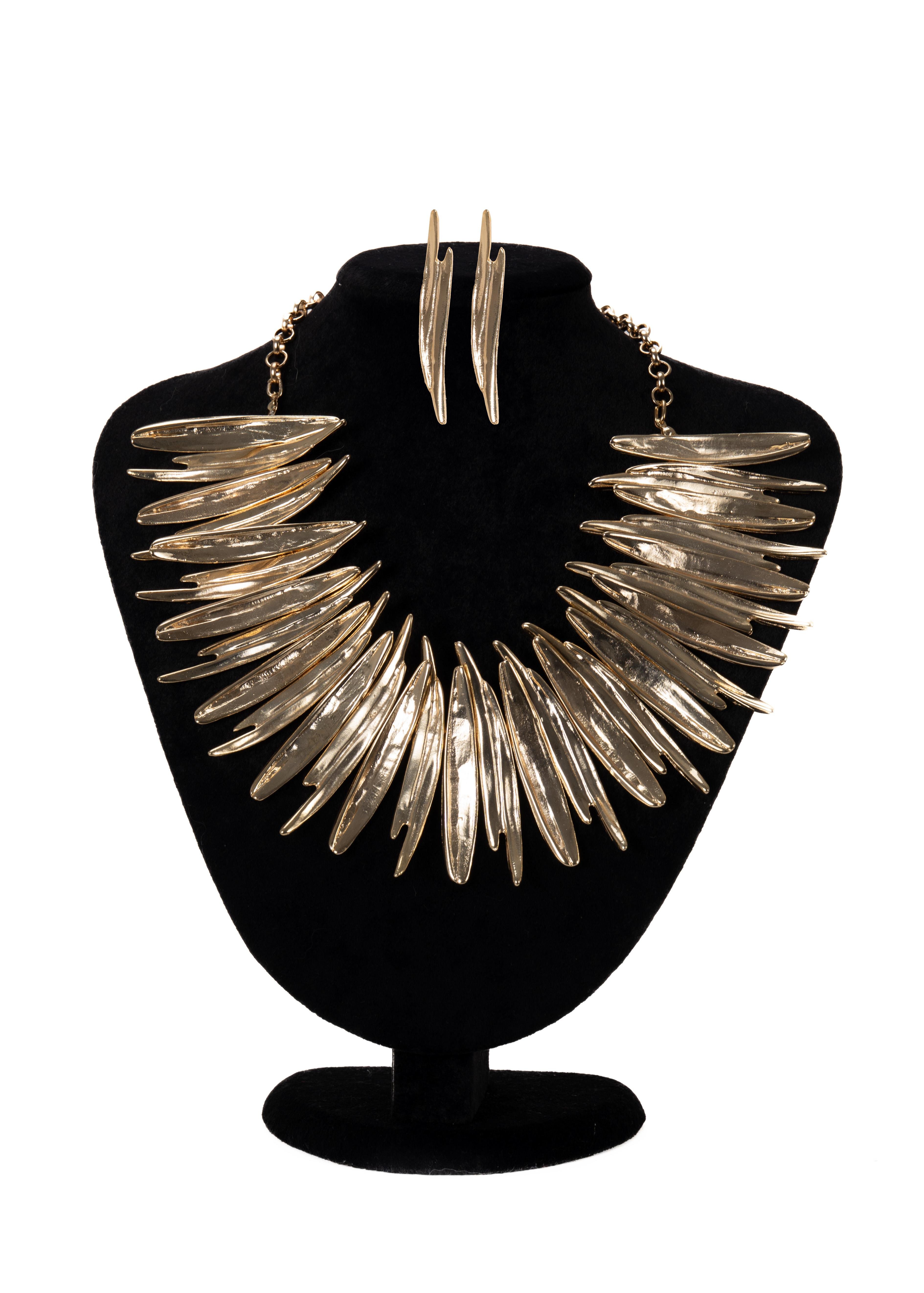 GOLD BAROK KOLYE SETİ