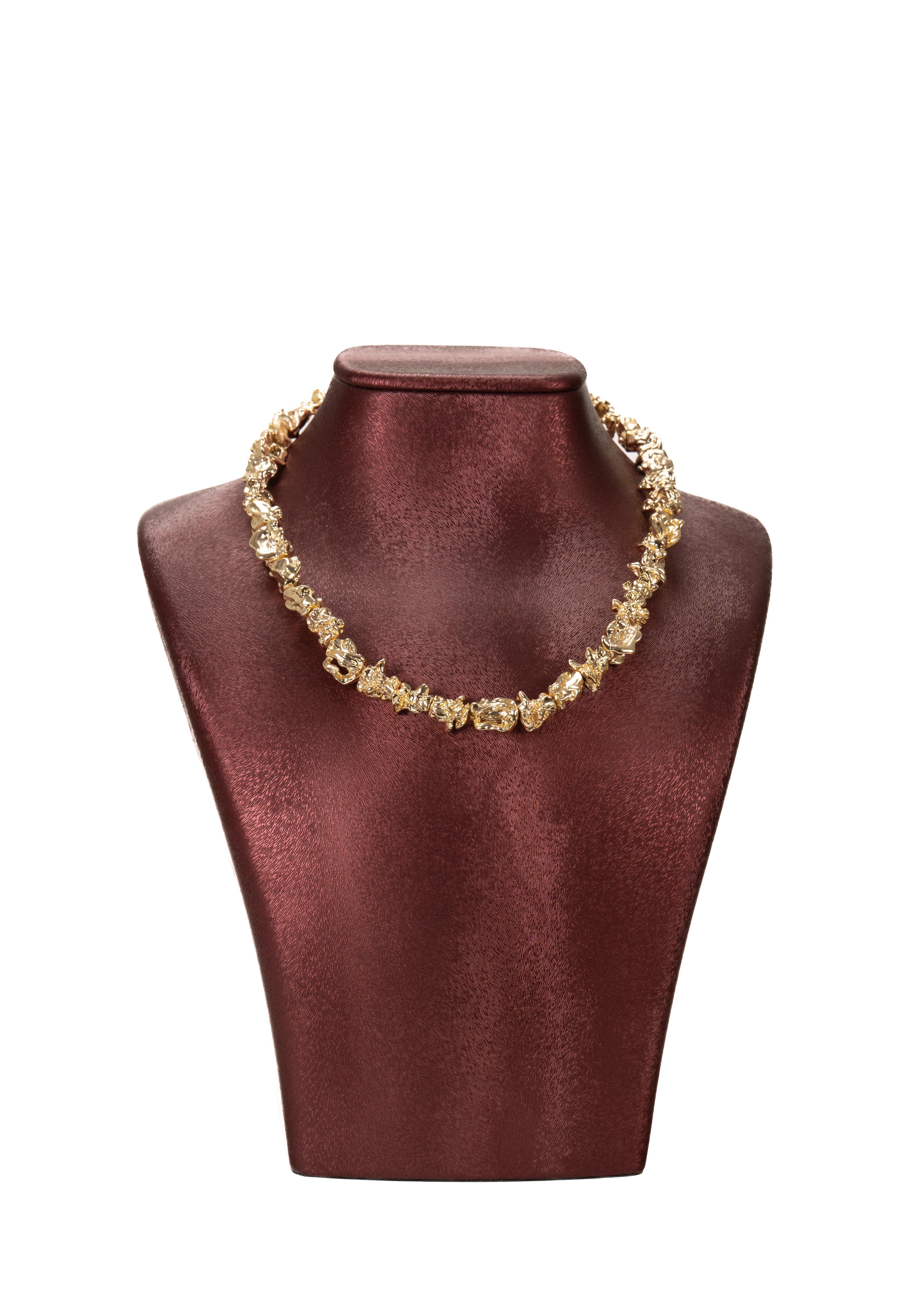 GOLD ÇAKILTAŞI KOLYE