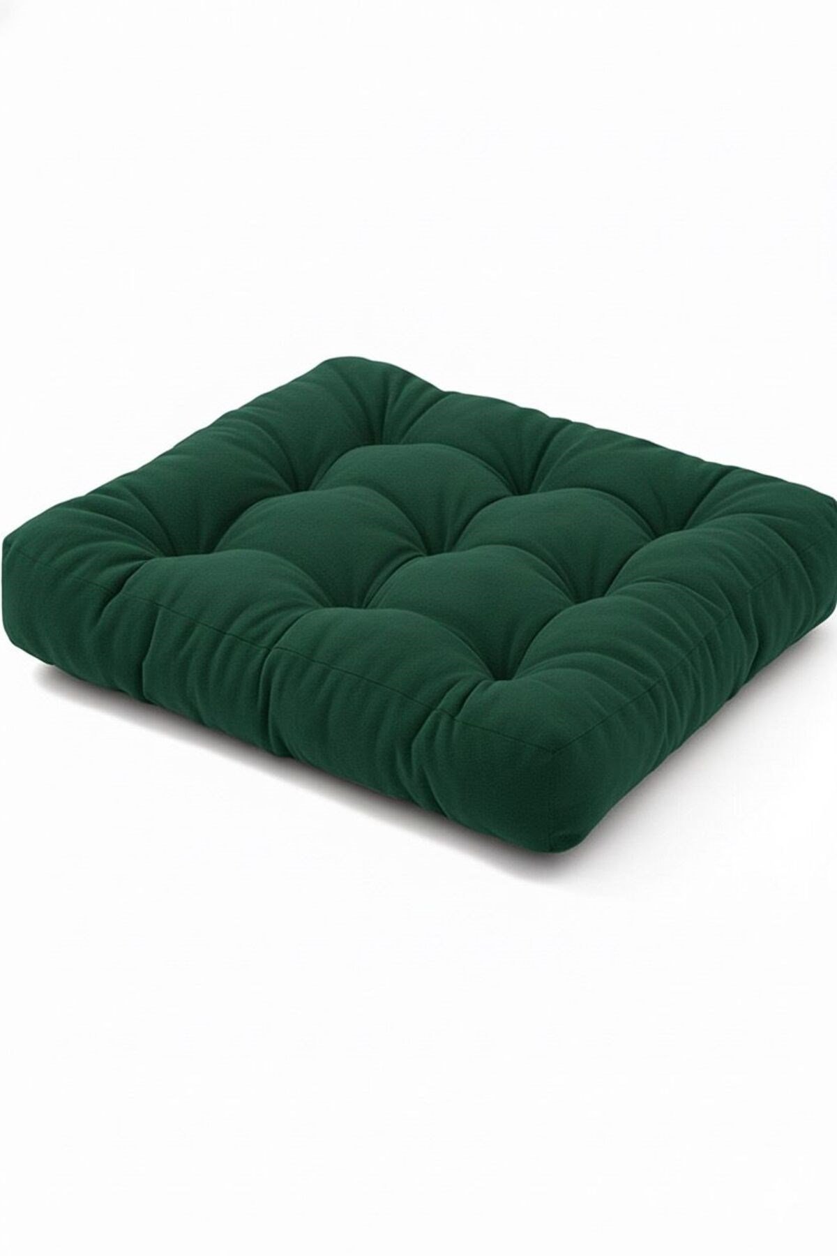 Kadife Döşemelik Kumaştan Yer Pufu | Sandalye Minderi | Yer Minderi 60x60 cm