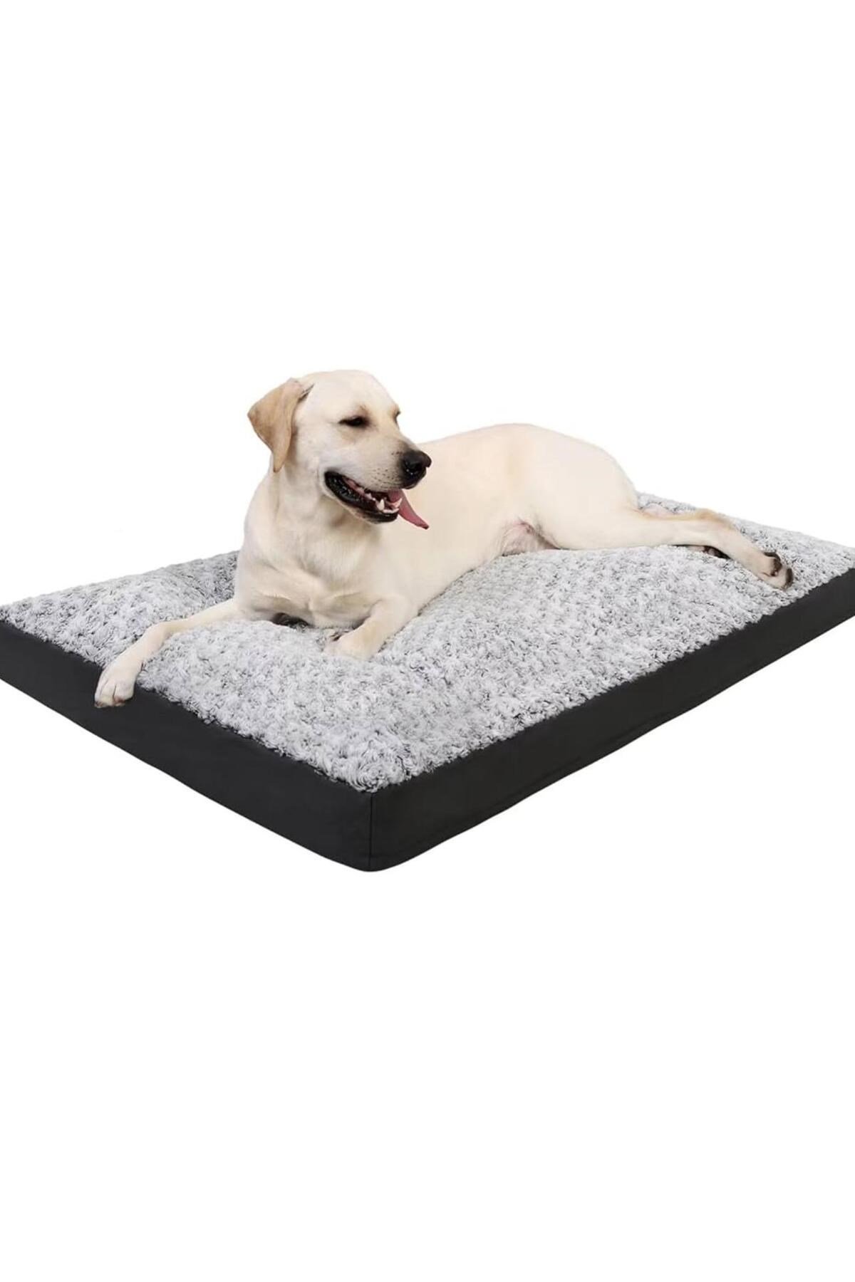 XL Su Geçirmez Çift Taraflı Peluş Büyük Köpek Yatağı