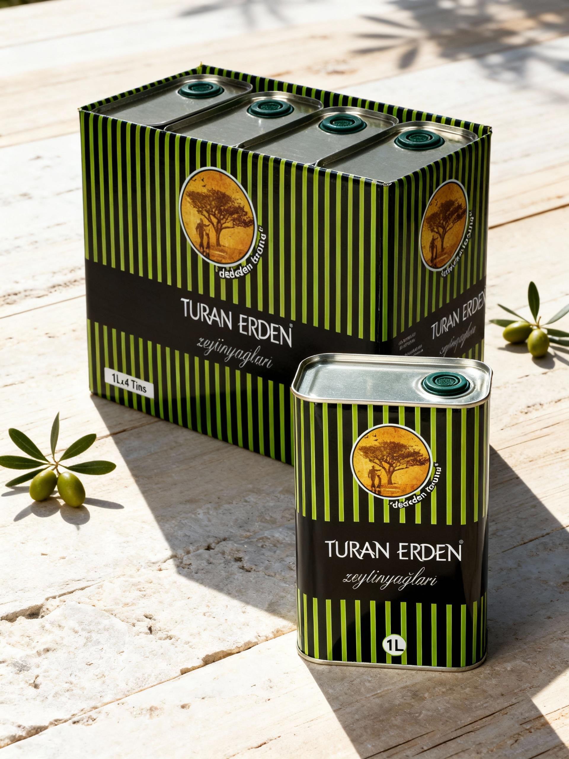 Erken Hasat, Soğuk Sıkım Zeytinyağı 4 x 1L