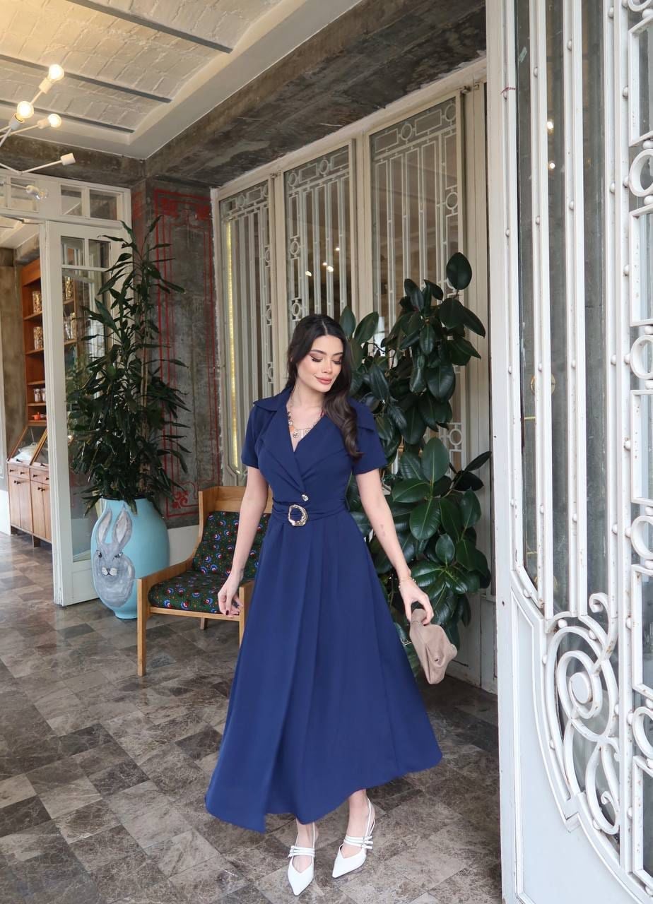 LARESSA – Kemer Detaylı Elbise