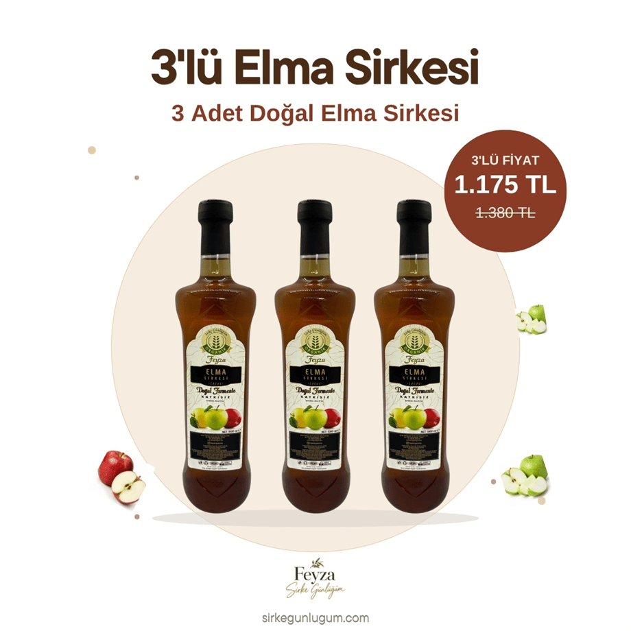 3'lü Elma Sirkesi
