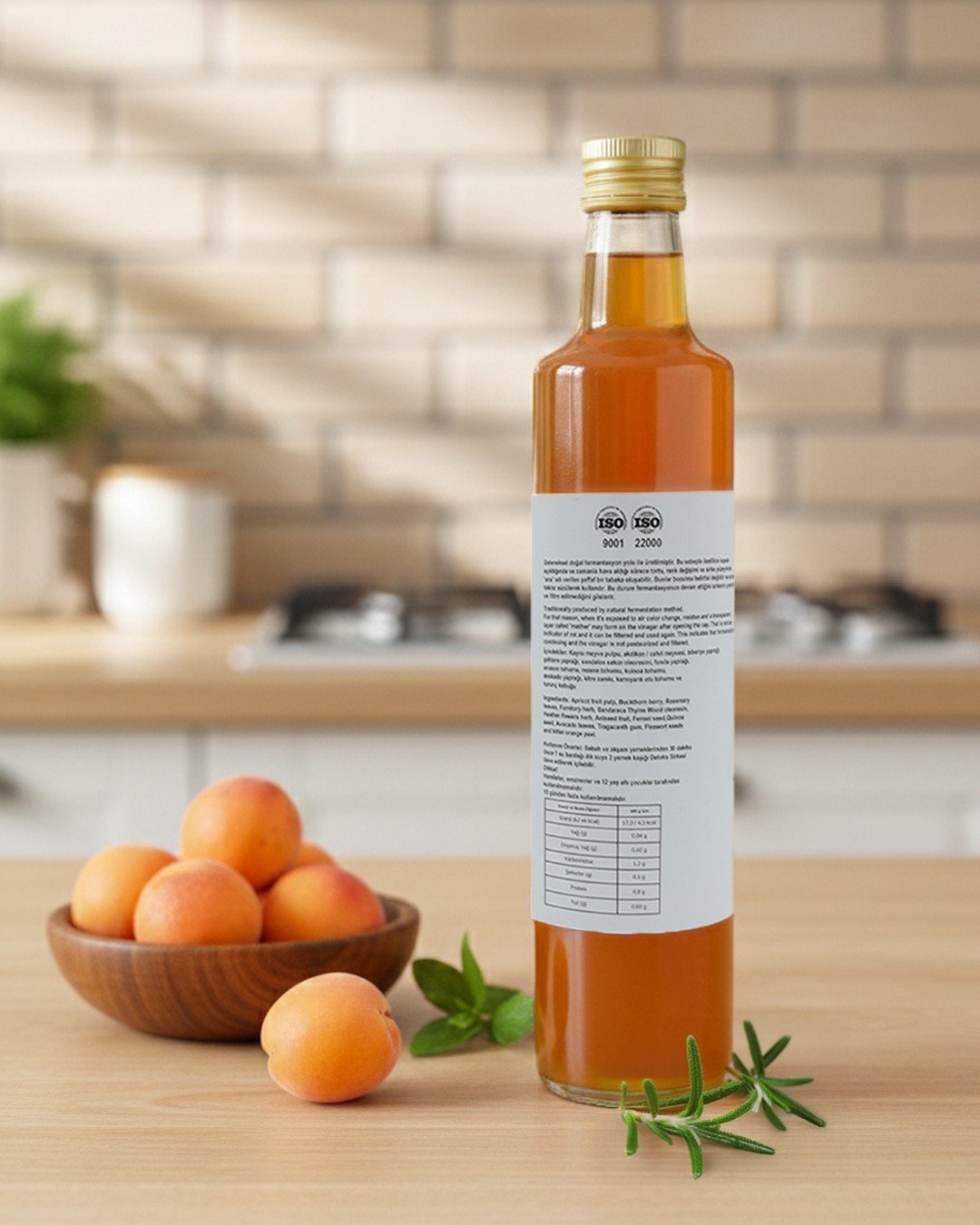 Organik Ana Detoks Sirkesi Doğal Fermantasyon 500 ml