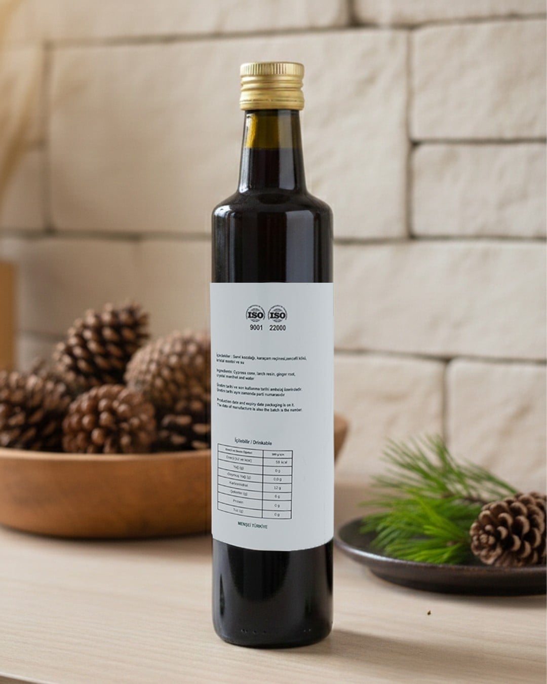 Organik Ana Kozalak Şurubu 500 ml