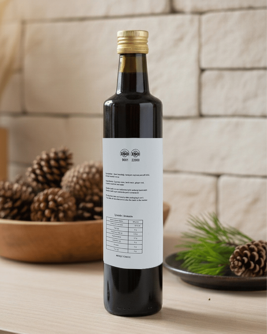 Organik Ana Kozalak Şurubu 500 ml