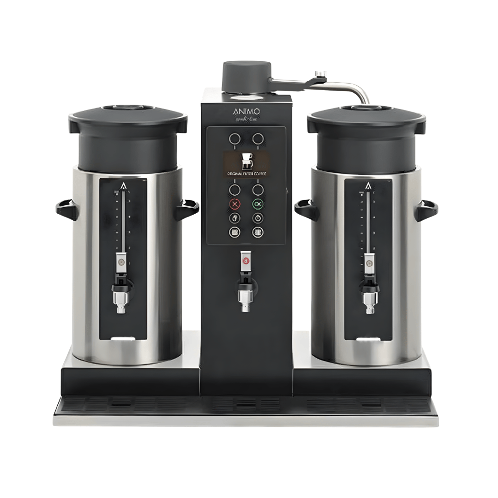 Animo 1005394 ComBi-Line CB 2x5 W Sıcak Su Çıkışlı Filtre Kahve Makinesi