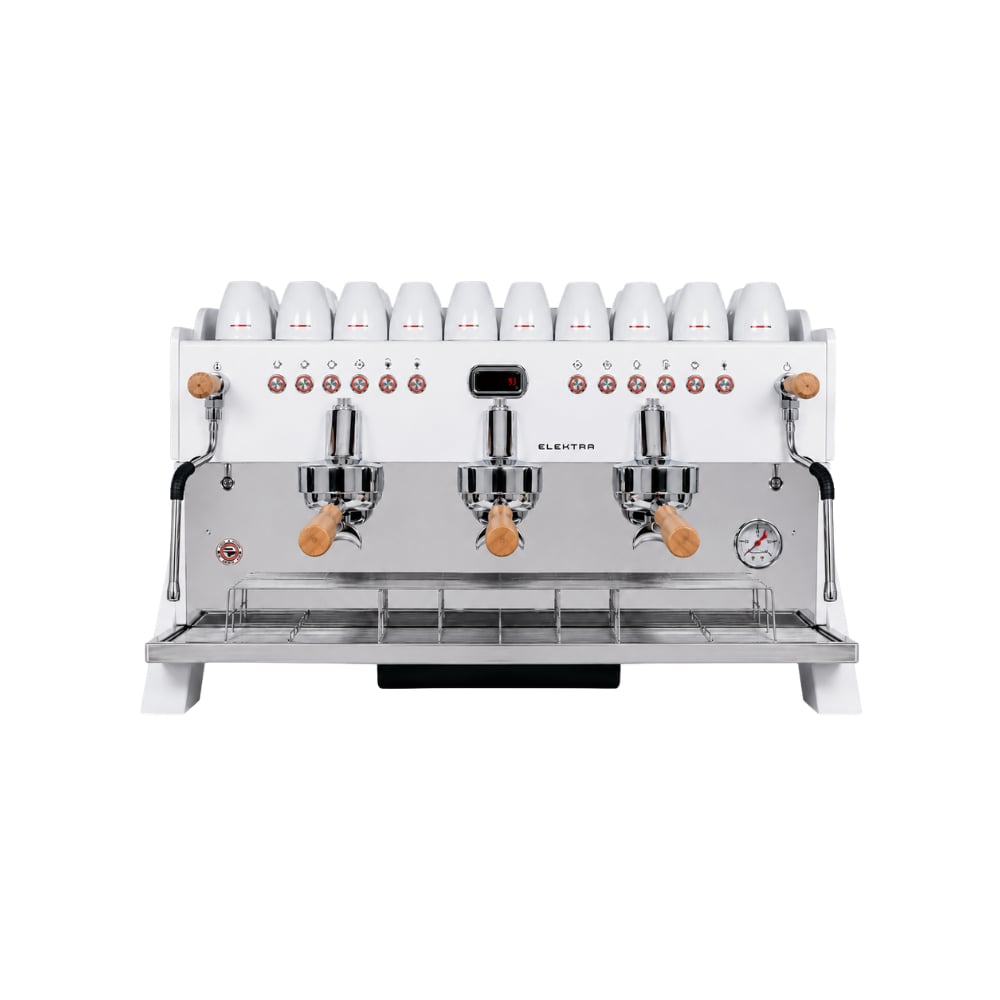 Elektra Eklipto 3 Gruplu High Beyaz Yarı Otomatik Espresso Makinesi